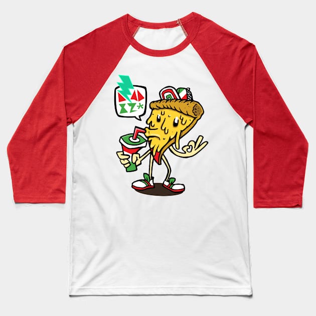 Pizza Boi Baseball T-Shirt by DEAD💀82